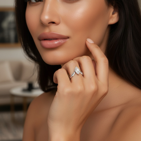 Inel The Marquise Ego Lab-Grown Diamond [6]