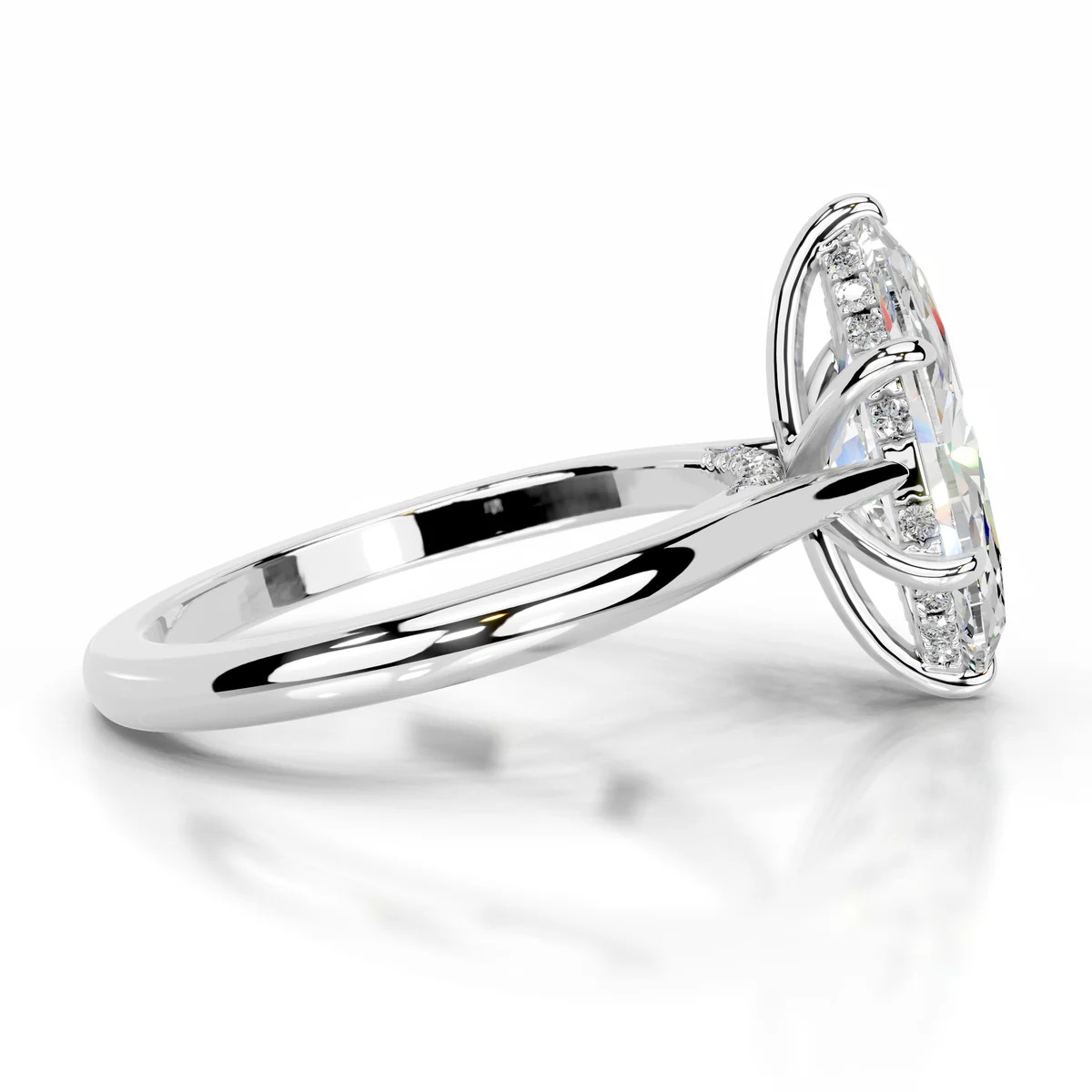 Inel de logodnă The Muse – Moissanite Marquise 2,2 CT [6]