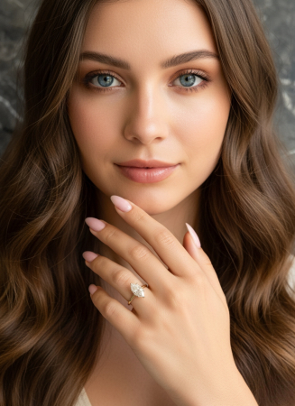 Inel de logodnă The Muse – Moissanite Marquise 2,2 CT [11]