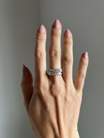 Inel Moissanite Twist [4]
