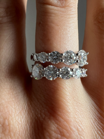 Inel Moissanite Twist [6]