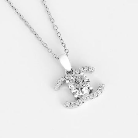 Lant cu pandantiv C is for Couture [1]