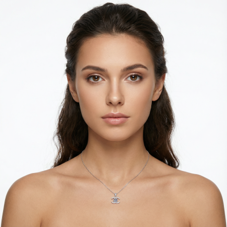 Lant cu pandantiv C is for Couture [3]