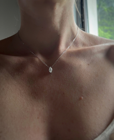 Lant cu pandantiv Marquise 1 CT [3]