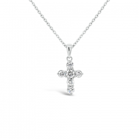 Lanturi - Lant si pandantiv Cruce de 0,6 CT