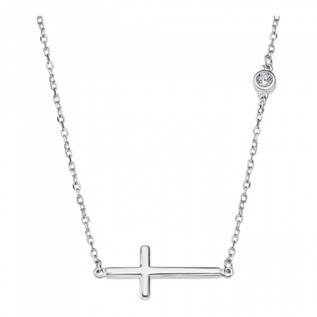 Lanturi - Lant Cruce cu Moissanite 0,3 CT