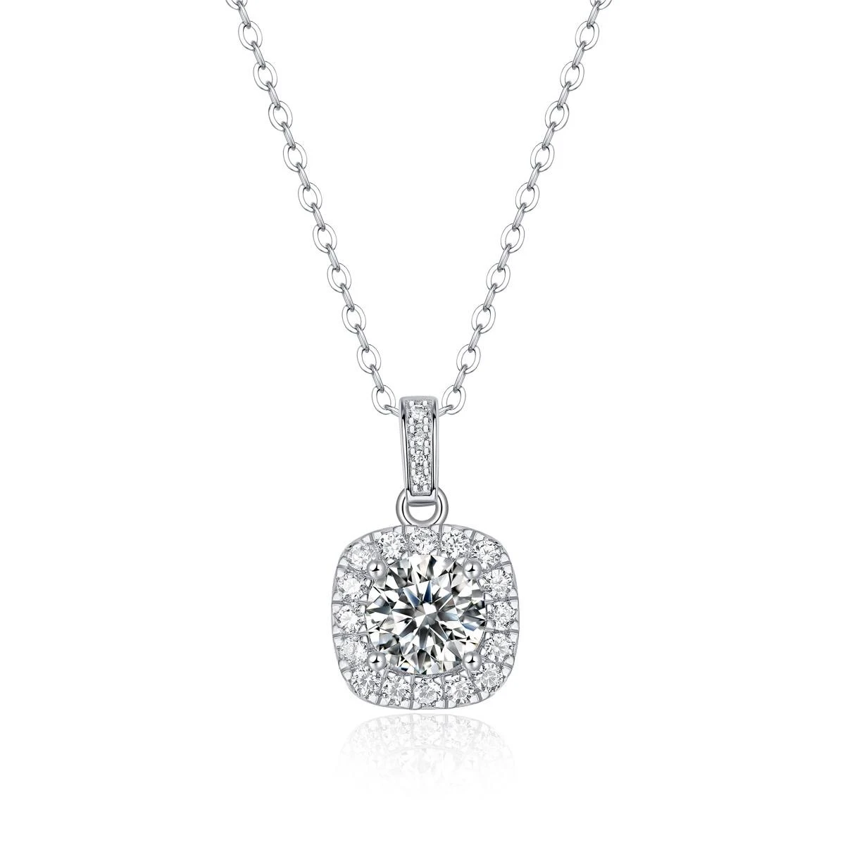 Lant si pandantiv Moissanite Majesty