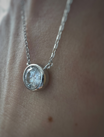 Lant si pandantiv Round Bezel [8]