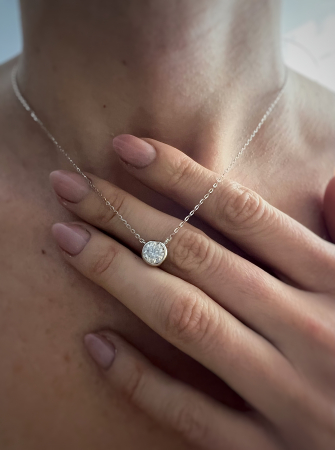 Lant si pandantiv Round Bezel [6]
