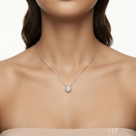 Round Bezel Chain and Pendant [4]