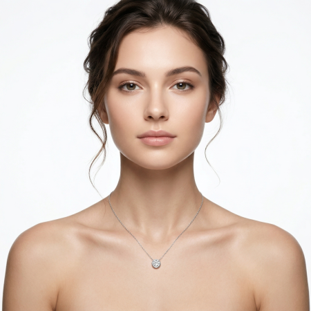 Round Bezel Chain and Pendant [5]