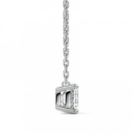 Lant si pandantiv Solitaire Emerald 1 CT [3]
