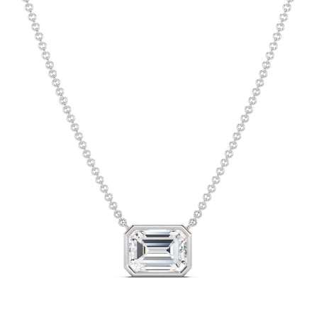Lanturi - Lant si pandantiv Bezel Emerald 1 CT