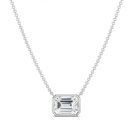 Lanturi - Lant si pandantiv Bezel Emerald