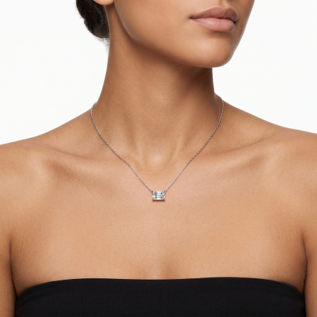 Radiant Solitaire Necklace and Pendant [6]