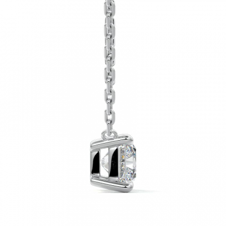 Lant si pandantiv Solitaire Radiant 1 CT [3]