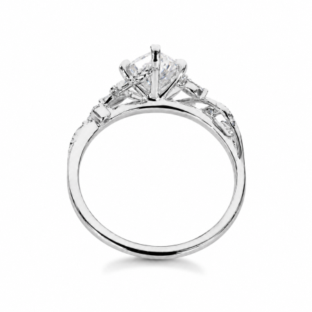 1.5-Carat Marquise-Cut Moissanite Engagement Ring with Botanical Details | Gold, or Platinum [2]