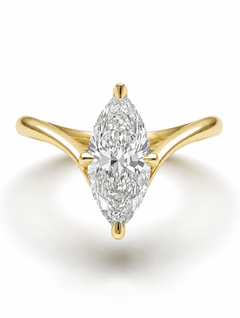 1–3 ct solitaire marquise lab-grown diamond engagement ring [3]