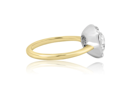 Inel Logodnă Diamant Laborator Cushion East-West - The Zendaya [3]