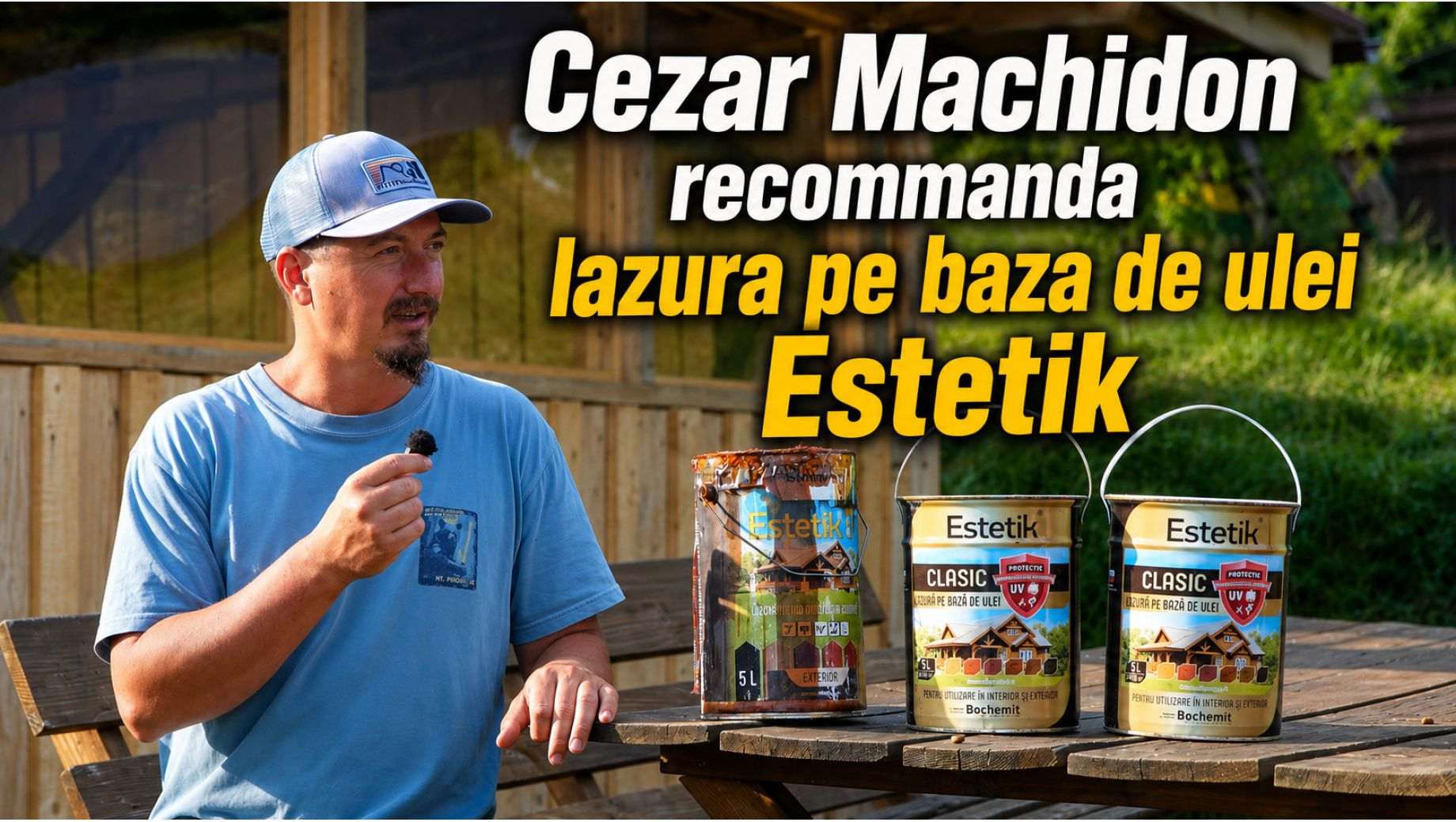 Lazura lemn Estetik în proiectele lui Cezar Machidon