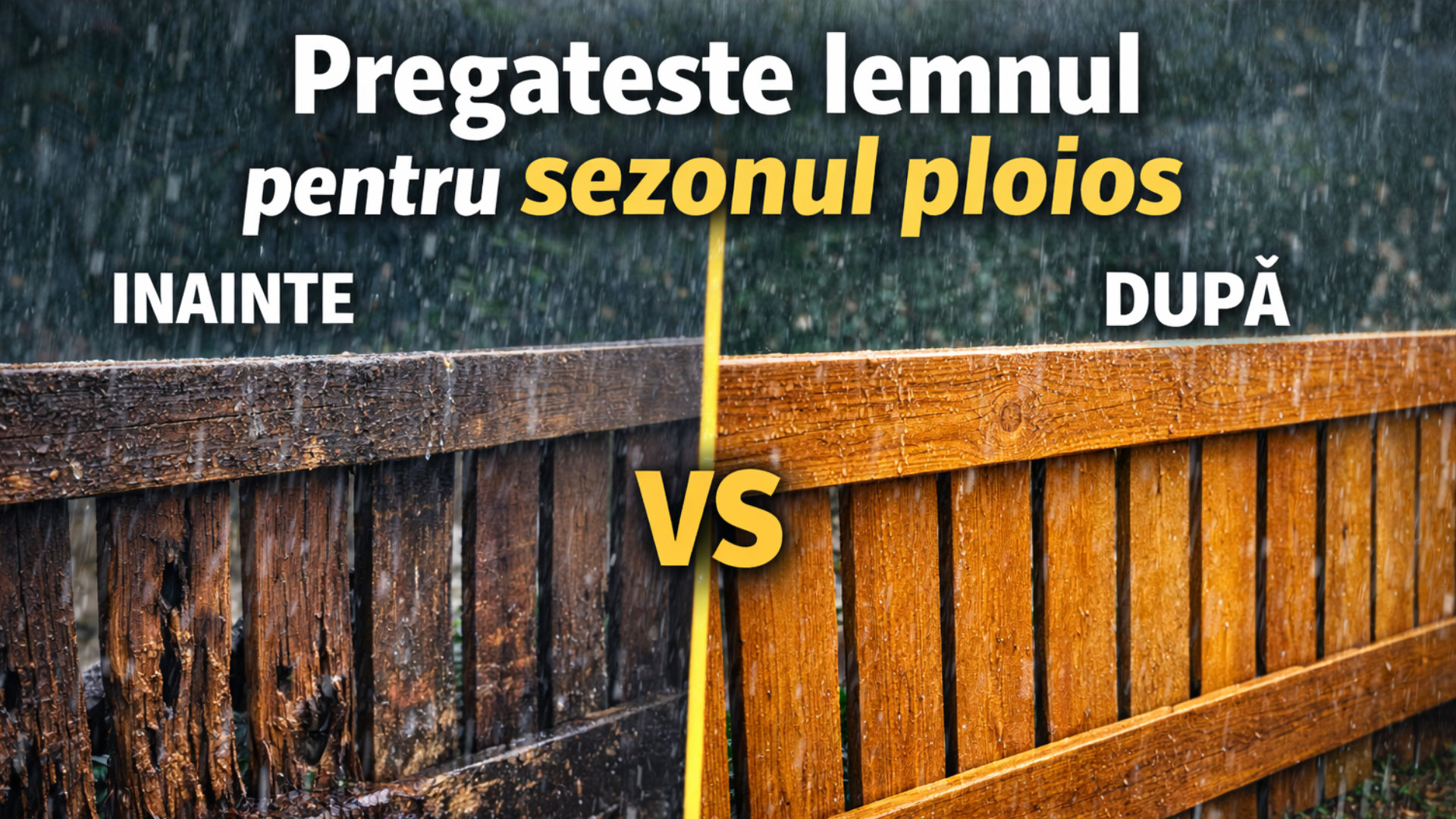 Cum protejezi lemnul in anotimp ploios? | ESTETIKPROFI.RO