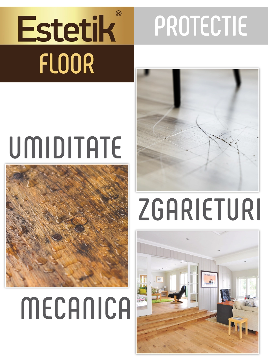 Lac lemn incolor Estetik Floor 2.5L – finisaj mat pentru interior, rezistent la uzură [3]