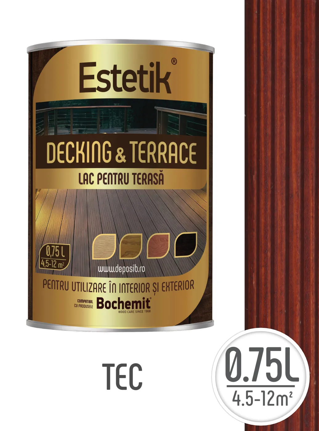 Lazura lemn exterior Estetik – Protectie premium pentru terase si decking [5]