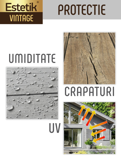 PACHET PROMO Lazura lemn ESTETIK VINTAGE GRI, 8x2.5L [3]