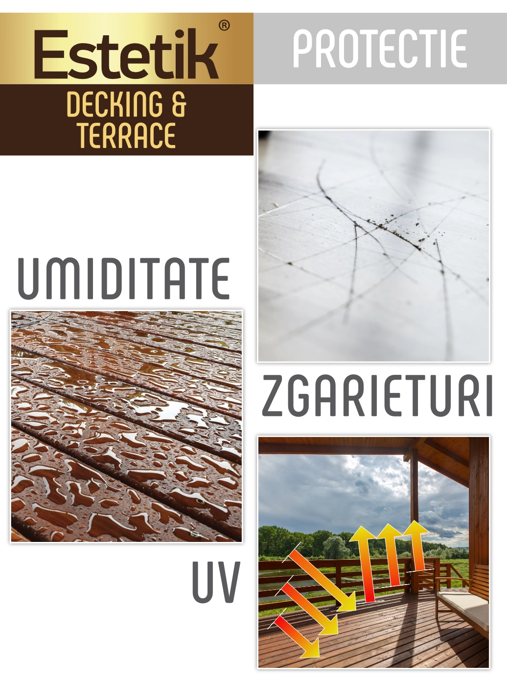 Lazura lemn exterior Estetik – Protectie premium pentru terase si decking [2]
