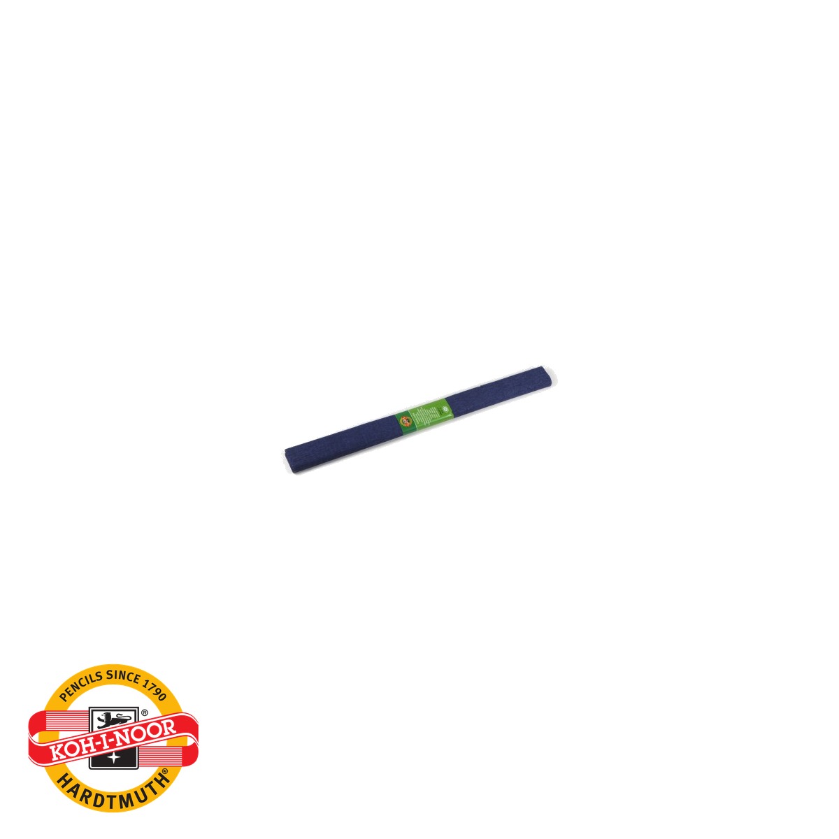 Hartie pentru craft - Hartie creponata Koh-I-Noor albastru prusian, 200 x 50 cm, pentru decoratiuni si activitati craft