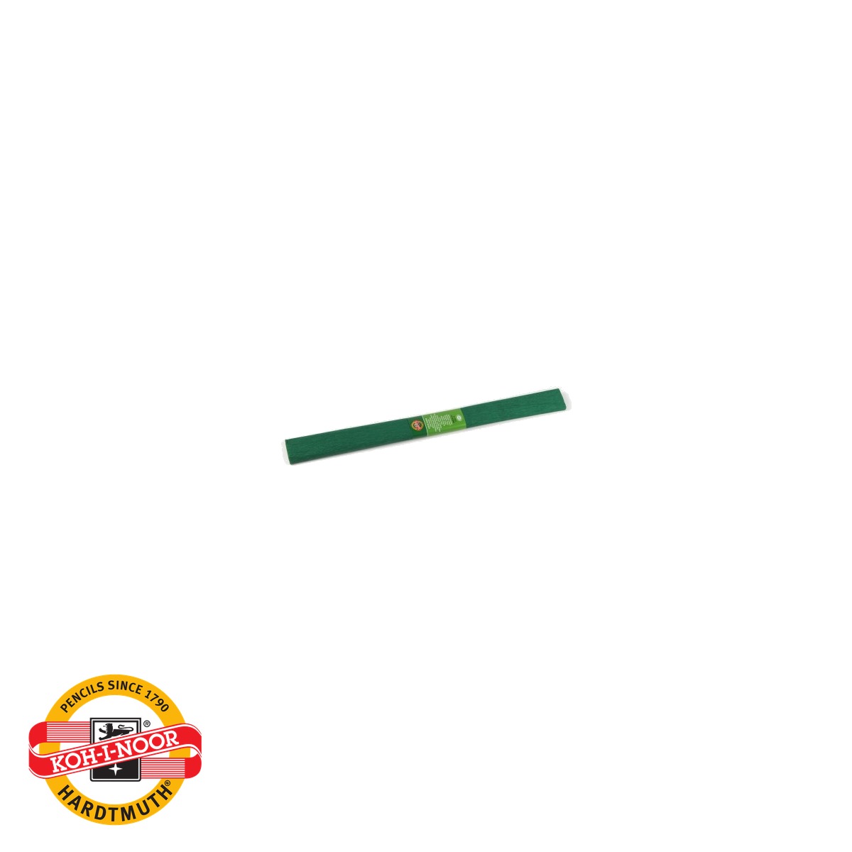 Hartie pentru craft - Hartie creponata verde Koh-I-Noor, 200 x 50 cm, pentru decoratiuni si activitati craft