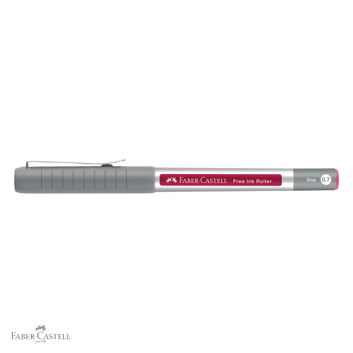 Roller Faber-Castell Free Ink 0.7mm, varf conic, cerneala visinie, scriere fina si confortabila [3]