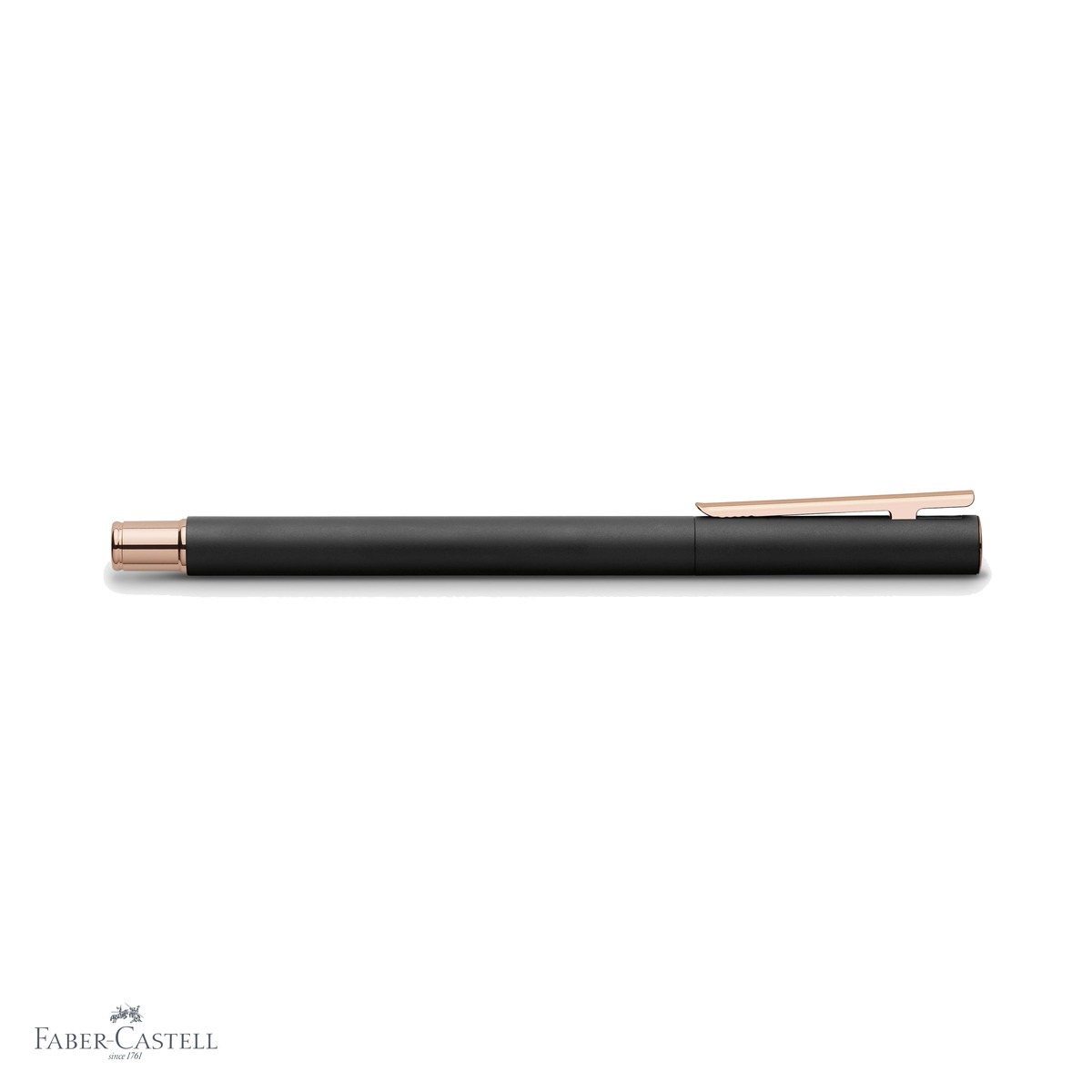 Stilou Faber-Castell Neo Slim Metal, corp subtire din metal lacuit, detalii rosegold, pentru profesionisti [3]