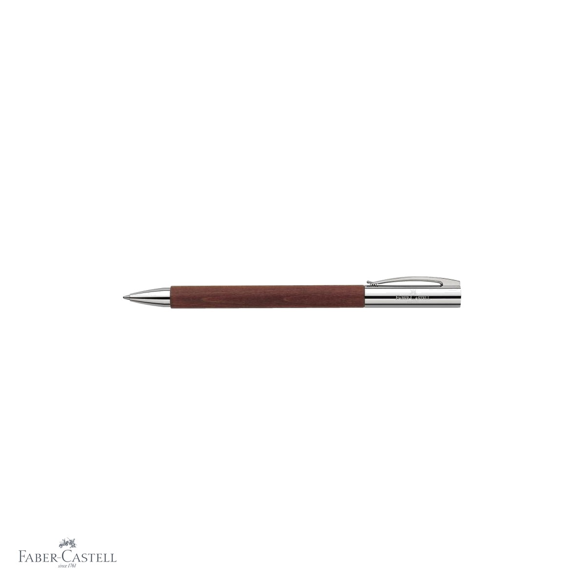 Pix Faber-Castell Ambition Pearwood, corp din lemn de par roscat, mina neagra B, mecanism rotativ, pentru uz profesional [3]