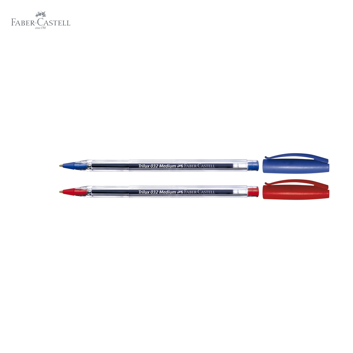 Pix unica folosinta Faber-Castell Trilux 032M, varf 1.0 mm, cerneala rosie, pentru birou si scoala [4]