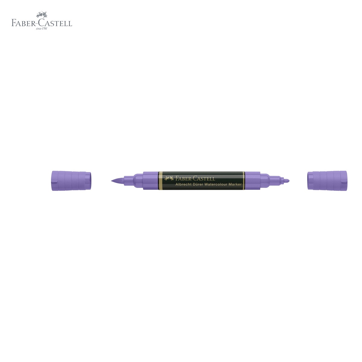Marker acuarela Faber-Castell Albrecht Durer, violet purpuriu 136, varf dublu pensula si fetru, pentru schite si pictura [4]