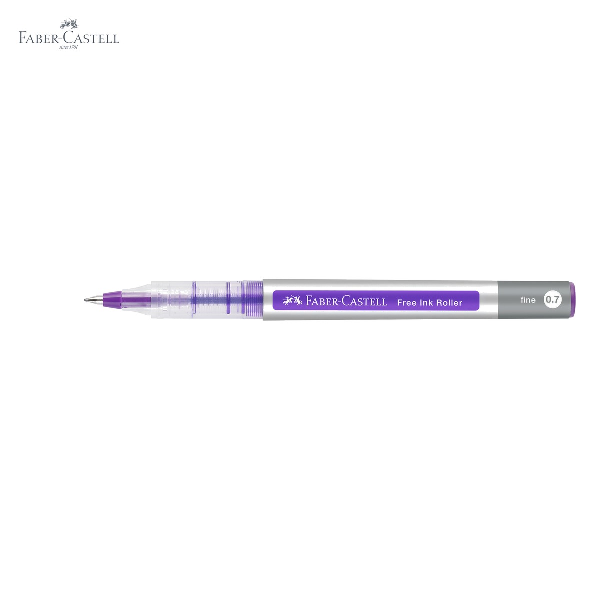 Roller Faber-Castell Free Ink violet, varf conic 0.7mm, scriere fina si confortabila [4]