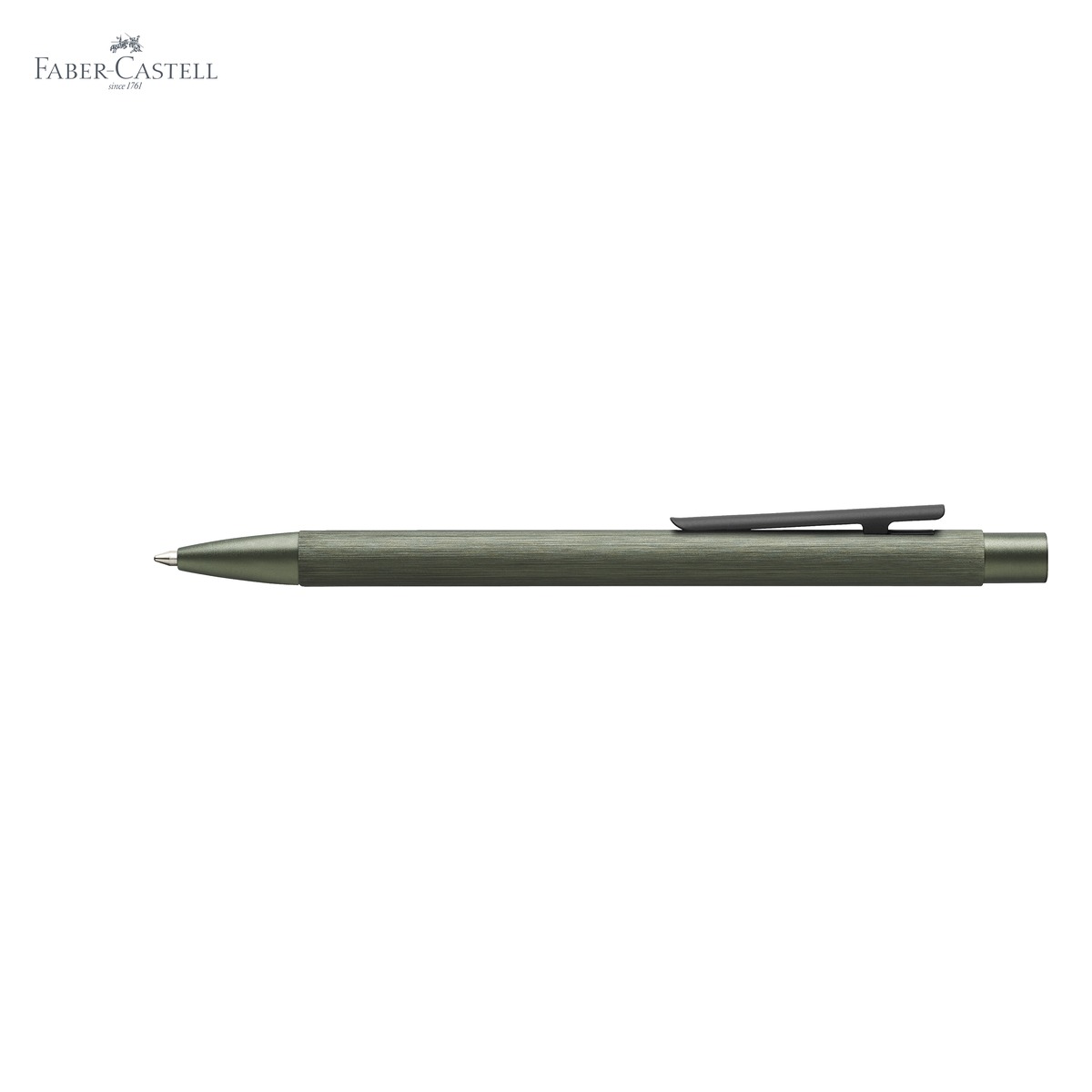 Pix premium Faber-Castell Neo Slim Aluminium, corp metalic subtire, verde, pentru profesionisti [4]