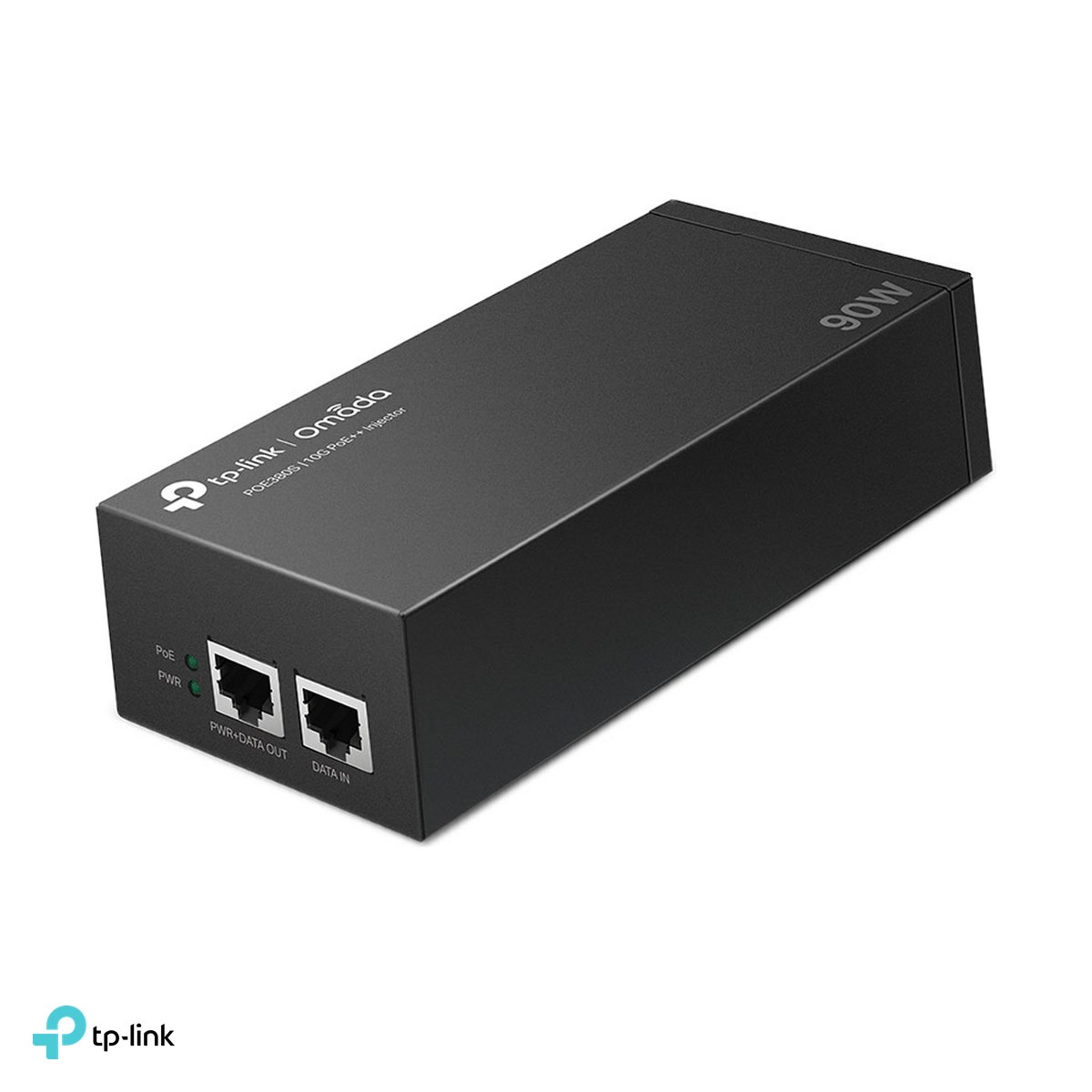 Accesorii retea - Injector PoE++ TP-Link Omada POE380S, 10 Gbps, IEEE 802.3bt, pana la 90 W, sursa de alimentare integrata, carcasa metalica, montare pe birou sau pe perete