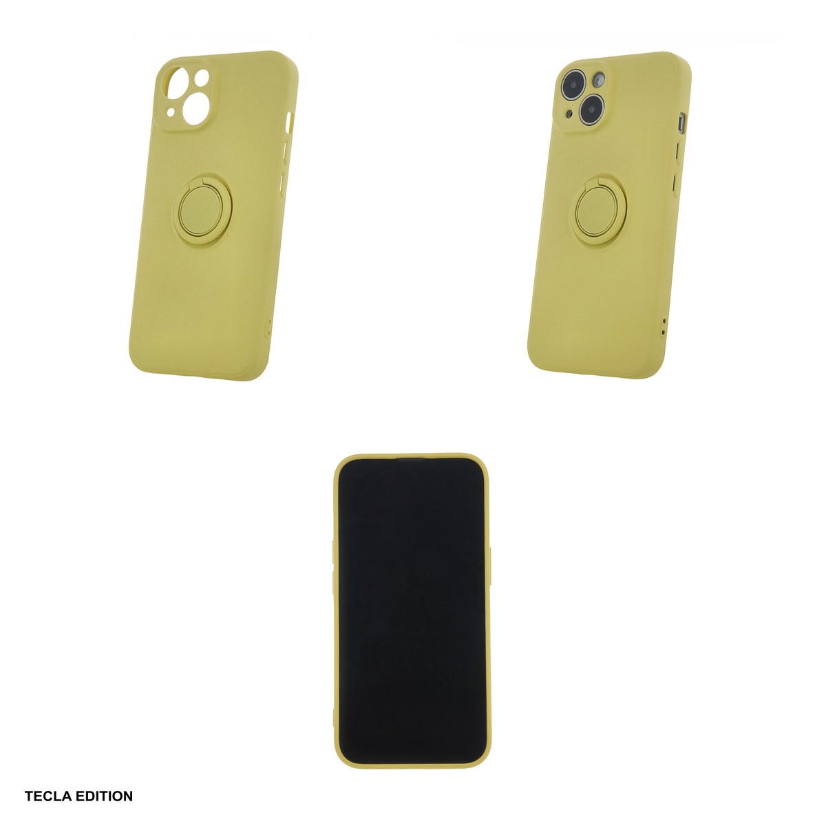Husa Finger Grip pentru Samsung Galaxy A34, Carcasa, Galben [3]