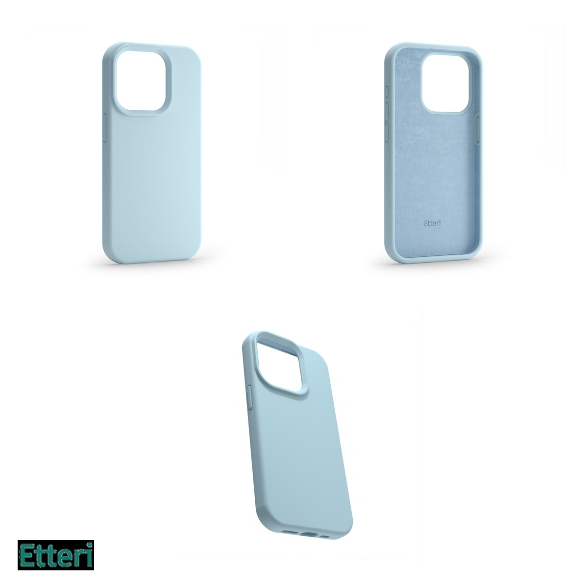 Husa Etteri Silicone pentru Samsung Galaxy A34, Carcasa, Albastru [3]