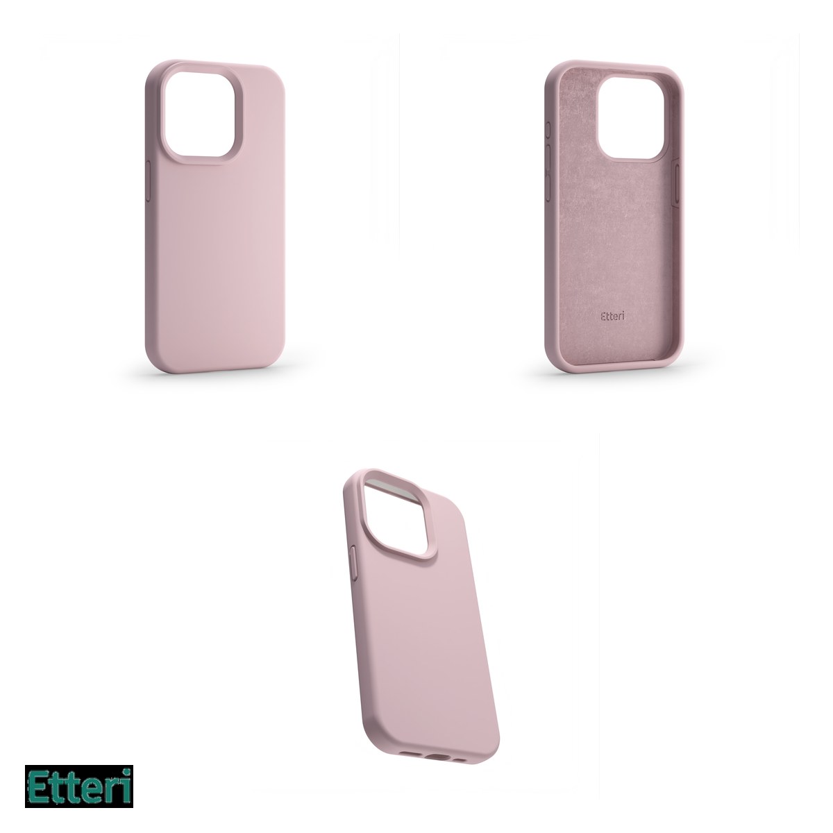 Husa Etteri Silicone pentru Samsung Galaxy A34, Carcasa, Roz [3]