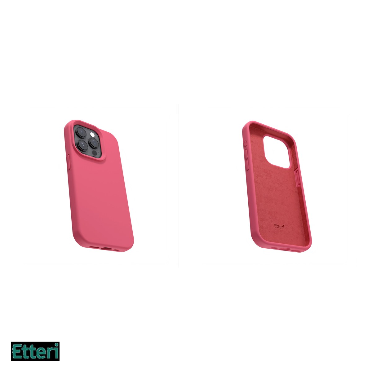Husa Etteri Silicone raspberry pentru Samsung Galaxy A34, Carcasa, Rosu [4]