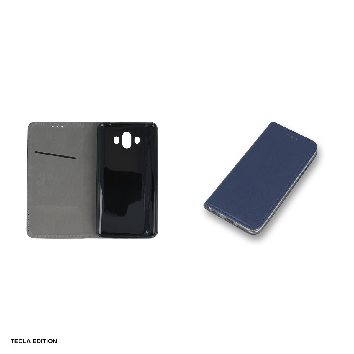 Husa Smart Magnetic pentru Samsung Galaxy M35, tip carte cu inchidere magnetica, Albastru [4]