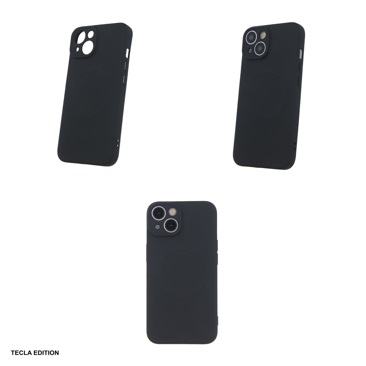 Husa Simple Color Mag pentru Samsung Galaxy A55 5G, Carcasa magnetica, Negru [3]