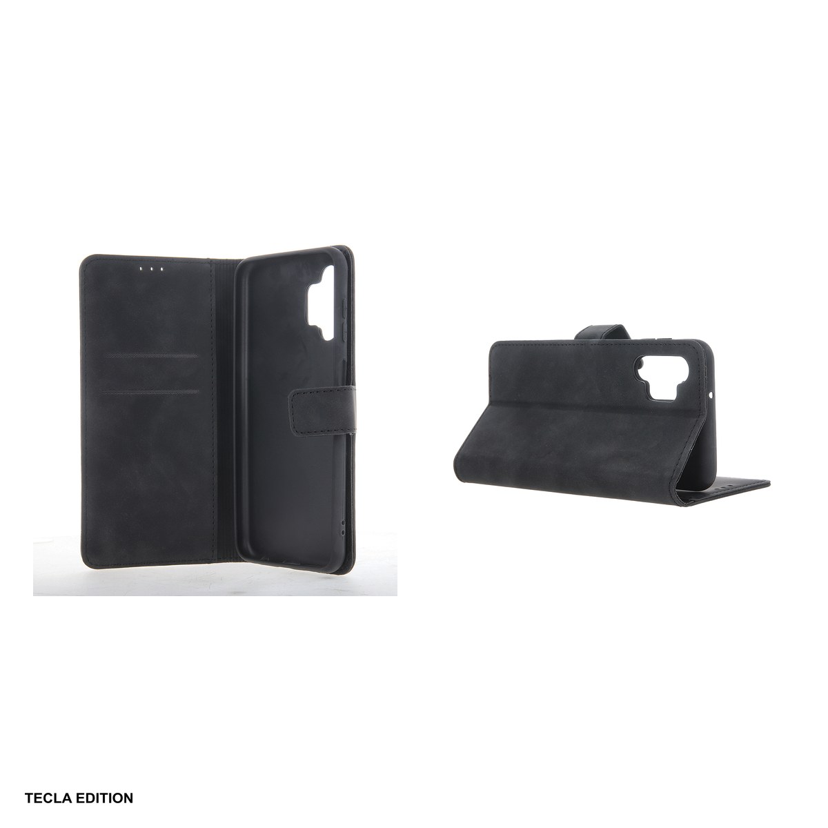 Husa Smart Velvet pentru Samsung Galaxy A16 5G, Galaxy A16 4G, tip carte cu inchidere magnetica, Negru [4]