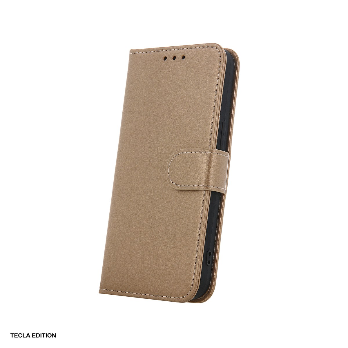 Huse si protectii pentru Xiaomi Redmi 14C 5G - Husa Smart Classic pentru Xiaomi Redmi 14C, Redmi 14C 5G, tip carte cu inchidere magnetica, Auriu