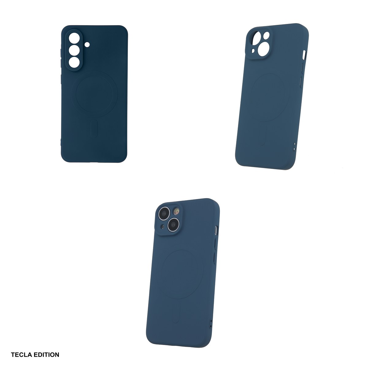 Husa Simple Color Mag pentru Samsung Galaxy A56 5G, Carcasa magnetica, Albastru [3]