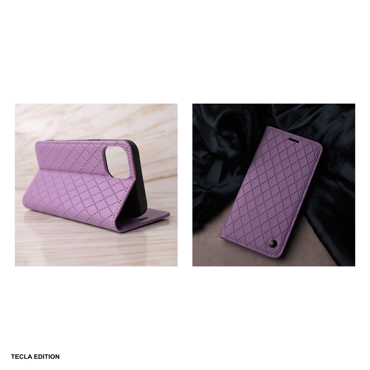Husa Smart Caro pentru Xiaomi Redmi Note 14 Pro Plus 5G, Redmi Note 14 Pro 5G, tip carte, Mov [4]