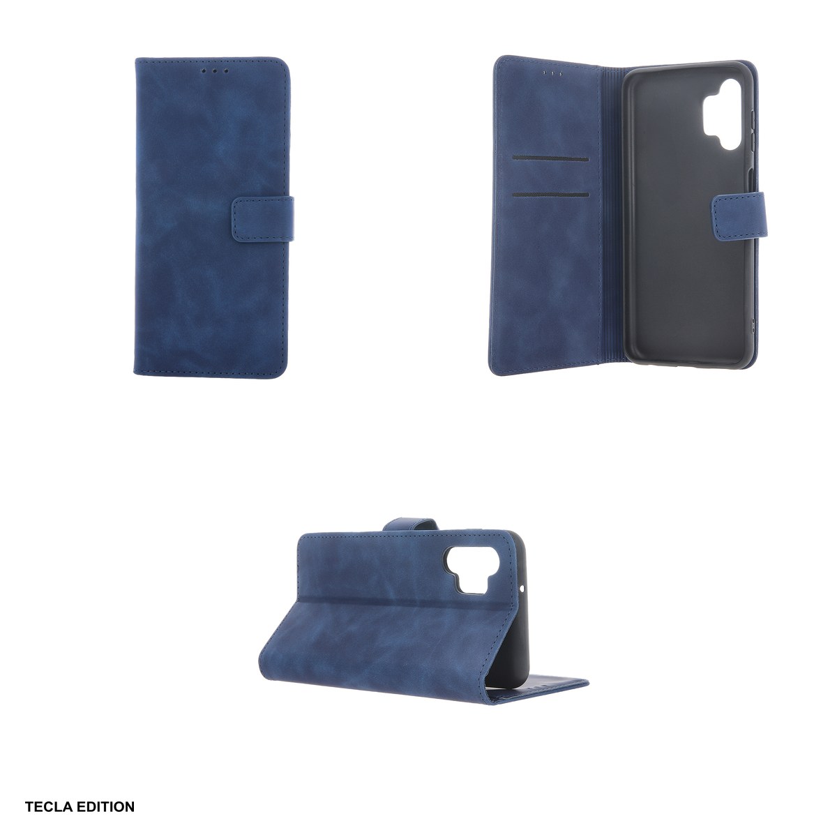 Husa Smart Velvet pentru Xiaomi Redmi Note 14 Pro Plus 5G, Redmi Note 14 Pro 5G, tip carte, Albastru [4]